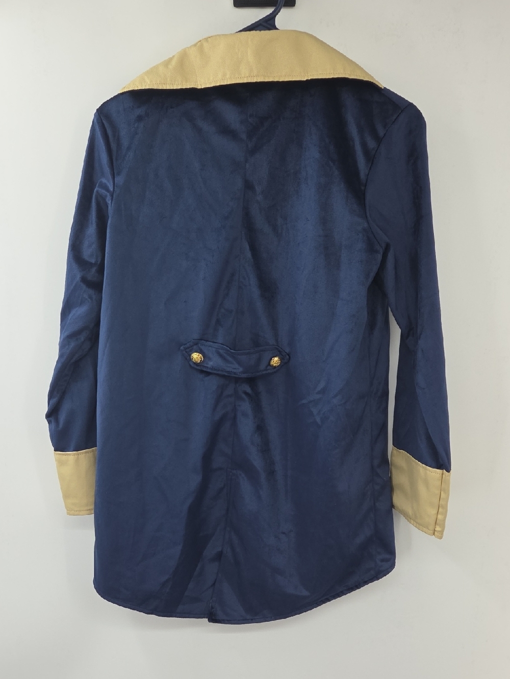 Classic Colonial Boys' Costume in Navy and Cream with White Wig - Picture 11 of 16